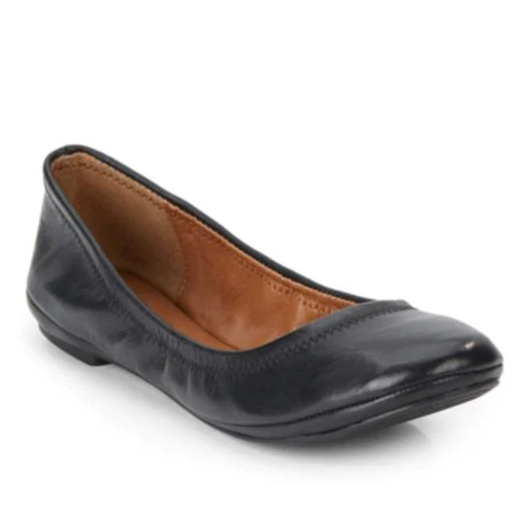 Lucky Brand Elysia Leather Ballet Flats - Picture 1 of 5